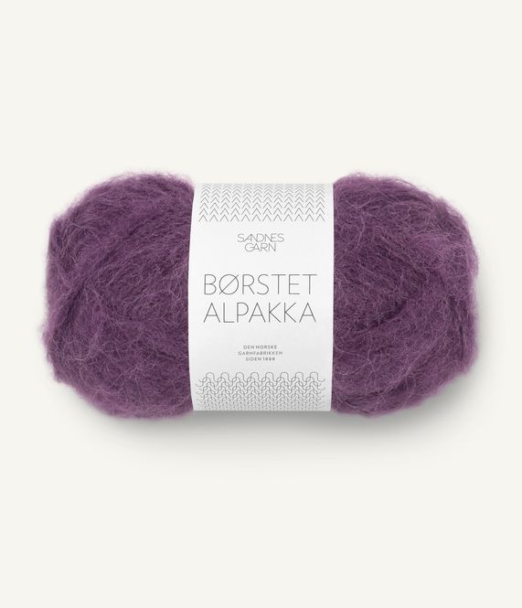 Hovedbilde UT Børstet Alpakka 4672 Bjørnebærsaft